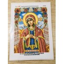 Богородиця Семистрільна, у рушнику